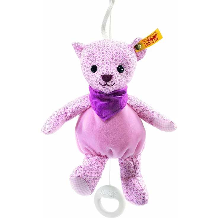 Steiff 238154 - Teddybär Maedchen Spieluhr 20 cm, rosa