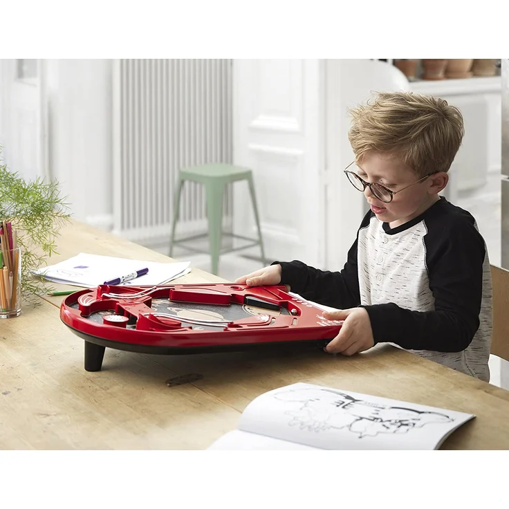 BRIO 'Holz Flipper Space Safari' Flipperspiel, ab 6 Jahren, 52 x 34 x 12 cm, rot/schwarz – Bild 7