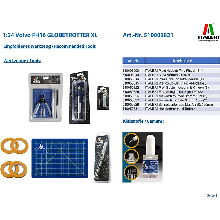 Italeri 510003821 - 1:24 Volvo FH16 Globetrotter XL – Bild 3