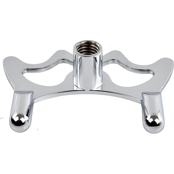 Queuebrücke chrom flach