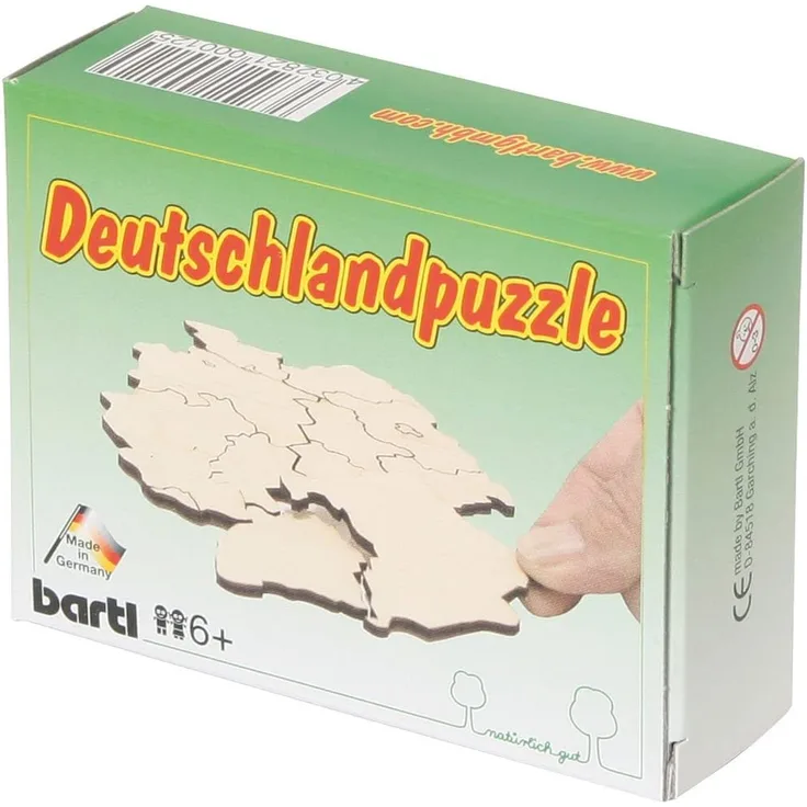 Bartl 102359 Taschenpuzzle Deutschlandpuzzle 13 Teile