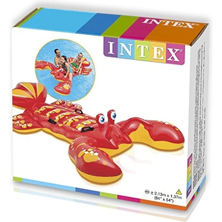 Intex Reittier Hummer 213x137cm Schwimmtier Wassertier Aufblastier Badespaß Tier – Bild 3