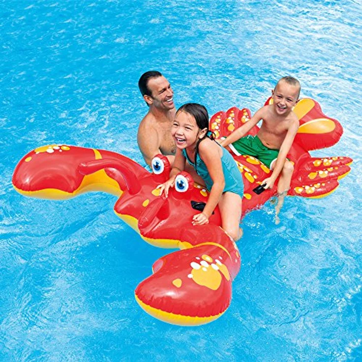 Intex Reittier Hummer 213x137cm Schwimmtier Wassertier Aufblastier Badespaß Tier – Bild 2
