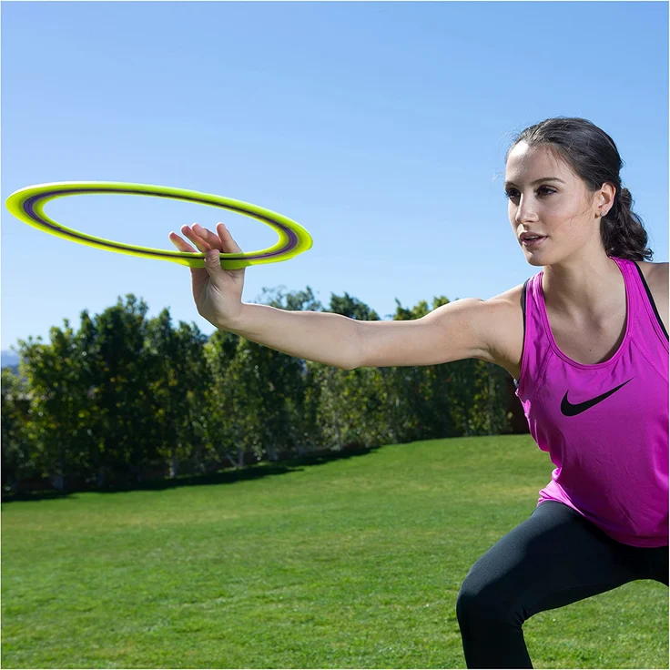 Spin Master Aerobie Pro Flying Ring Geschicklichkeitsspiel, blau, 33 cm – Bild 3
