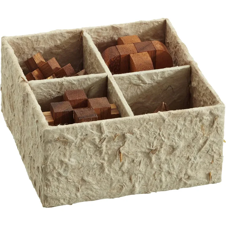 Philos 6166 - Puzzle Geschenkset II, mit 4 unterschiedlich schwierigen Knobelspielen
