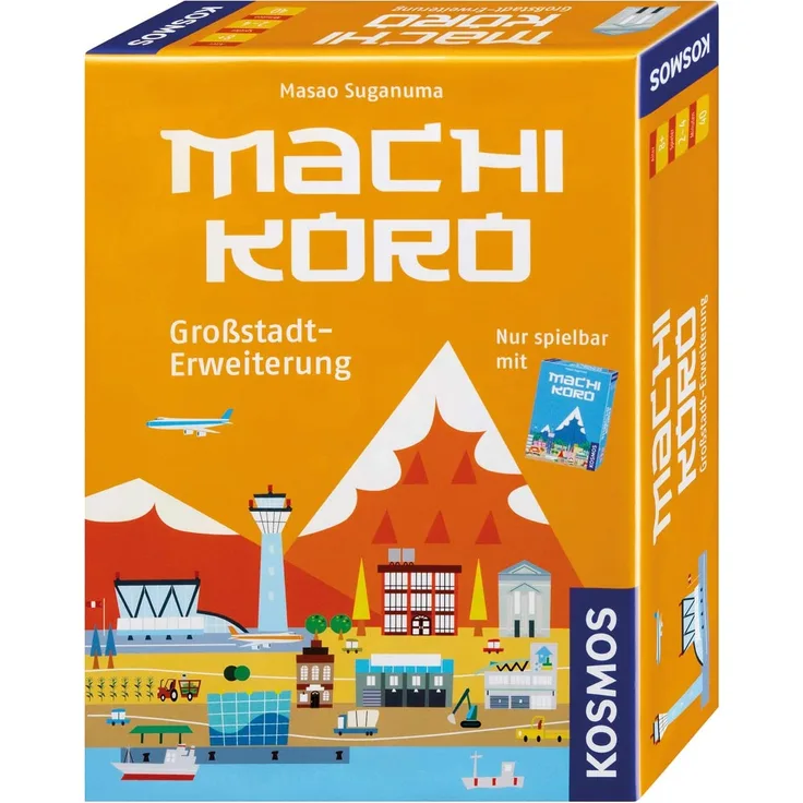 KOSMOS 'Machi Koro - Großstadt-Erweiterung' ab 8 Jahren, 2-4 Spieler, 40 min Spielzeit