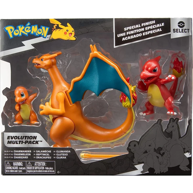 Pokémon - Select Entwicklungs Multipack - Glumanda, Glutexo & Glurak - Preisvergleich – Bild 2
