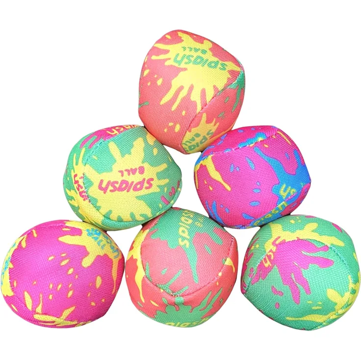 Best Sporting Water Fun Balls aus Neopren, 6 Stück I Wasserball Kinder, Neoprenball klein I Pool Spielzeug, Wasserspielzeug Kinder Outdoor, Beachball Set