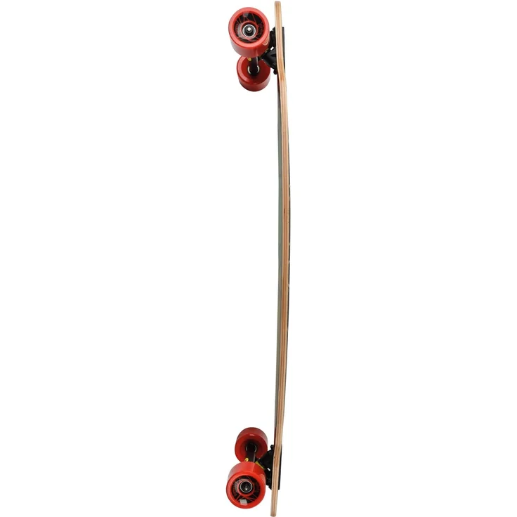 longboard Shapes 99 x 24 cm Ahorn grün/gelb/rot – Bild 11