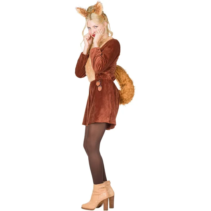 PxP 13440 - Eichhörnchen Erwachsenen Kostüm Gr. 34 - 44 Plüsch