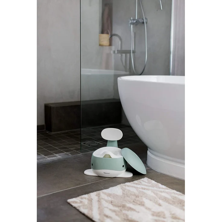 Kindsgut Kinder-Töpfchen, Babytopf WC/Klo, kinderfreundliches Wal-Design und dezente Farben, Toiletten-Training, Aquamarin – Bild 8