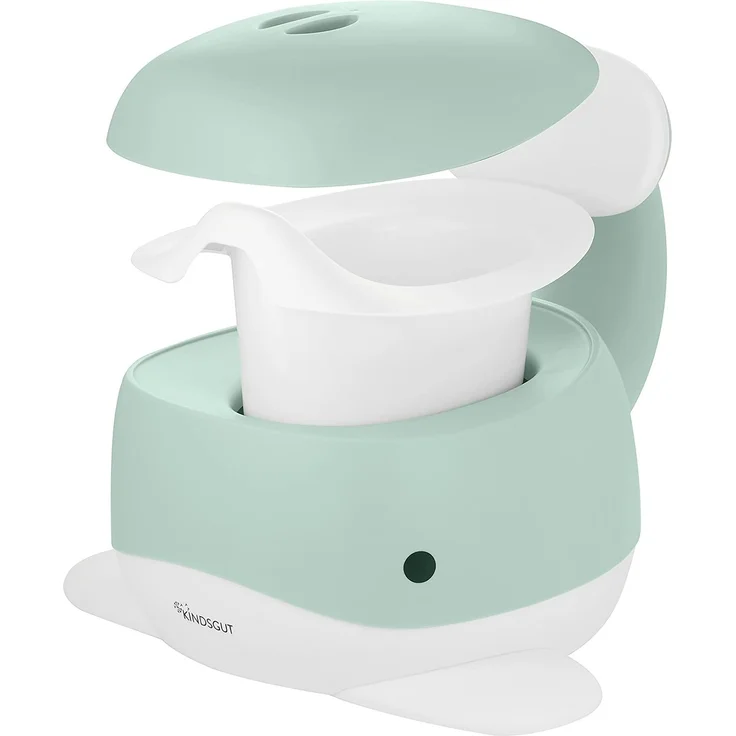 Kindsgut Kinder-Töpfchen, Babytopf WC/Klo, kinderfreundliches Wal-Design und dezente Farben, Toiletten-Training, Aquamarin – Bild 6