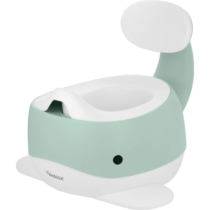 Kindsgut Kinder-Töpfchen, Babytopf WC/Klo, kinderfreundliches Wal-Design und dezente Farben, Toiletten-Training, Aquamarin – Bild 5