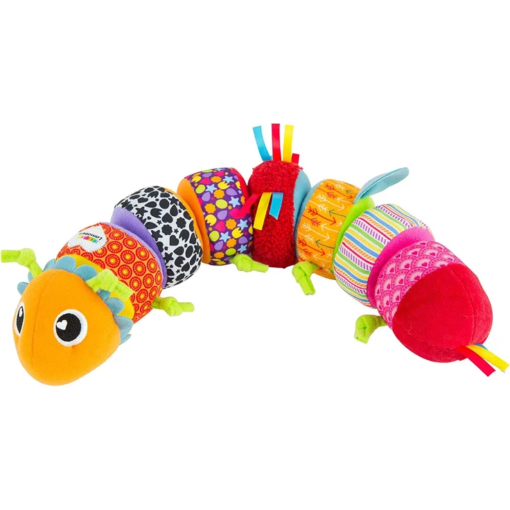 Lamaze 'Softes Raupenpuzzle' Babyspielzeug zur Förderung der motorischen Fähigkeiten – Buntes Lernspielzeug aus mehreren Elementen zum Heranführen an Farben – Ab 6 Monate – Bild 1