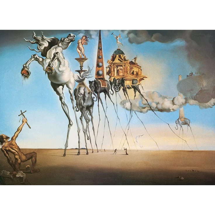 EuroGraphics 'Salvador Dali The Temptation of St. Anthony Puzzle (1000, Mehrfarbig) – Bild 2