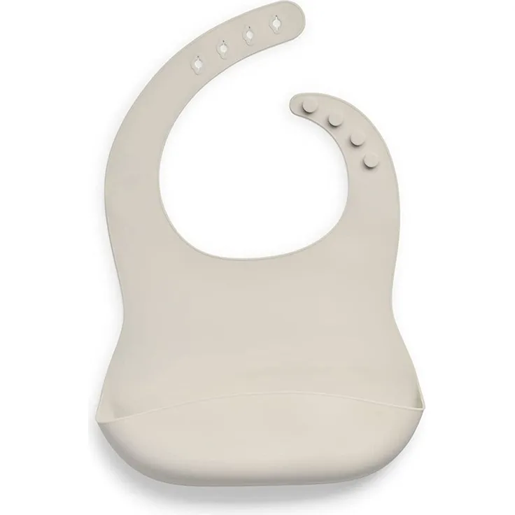 Jollein Silikon Lätzchen Nougat Beige