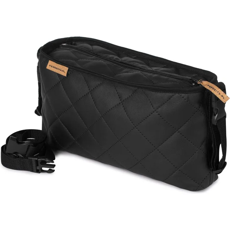 Buggy Organiser Kinderwagen Organizer Tasche passend alle Kinderwägen schwarz gesteppt Black Quilted [075]