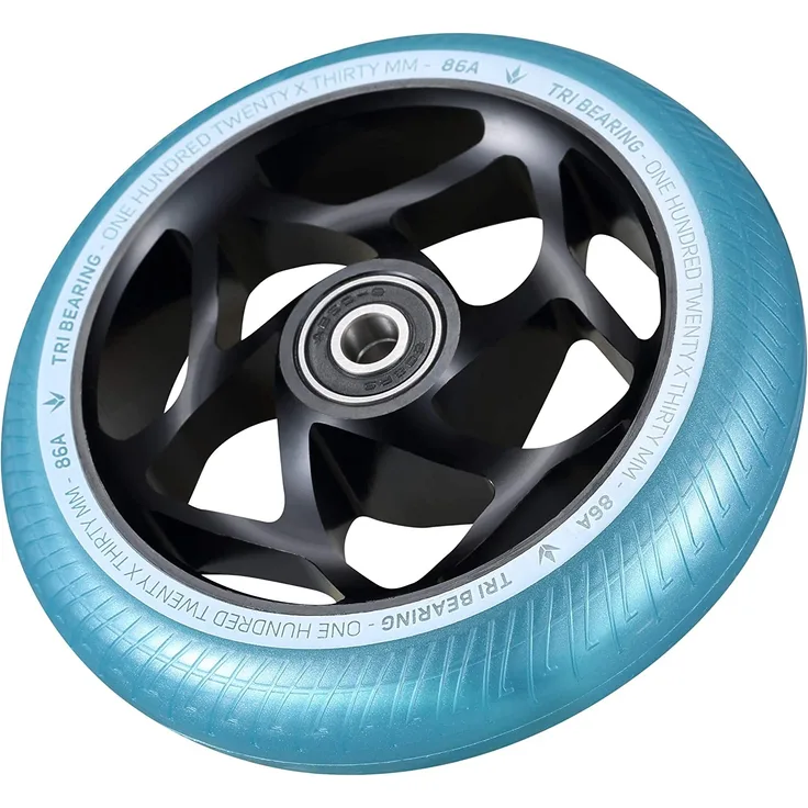 Blunt TRI Stunt-Scooter Wheel 120 x 30mm schwarz/PU türkis