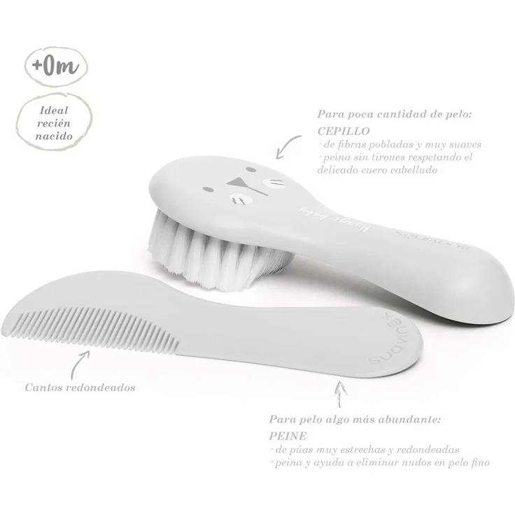 Suavinex 3162385 Bürste-Kamm, weiss – Bild 3