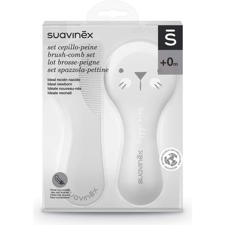 Suavinex 3162385 Bürste-Kamm, weiss – Bild 2