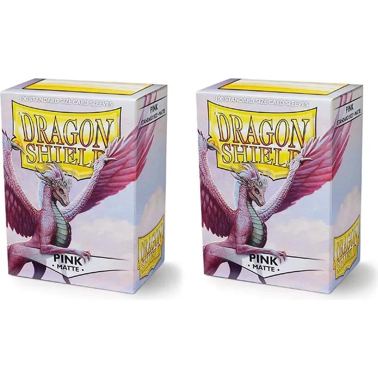 Dragon Shield 11012 Standard Sleeves Kartenhhüllen, Matte Pink