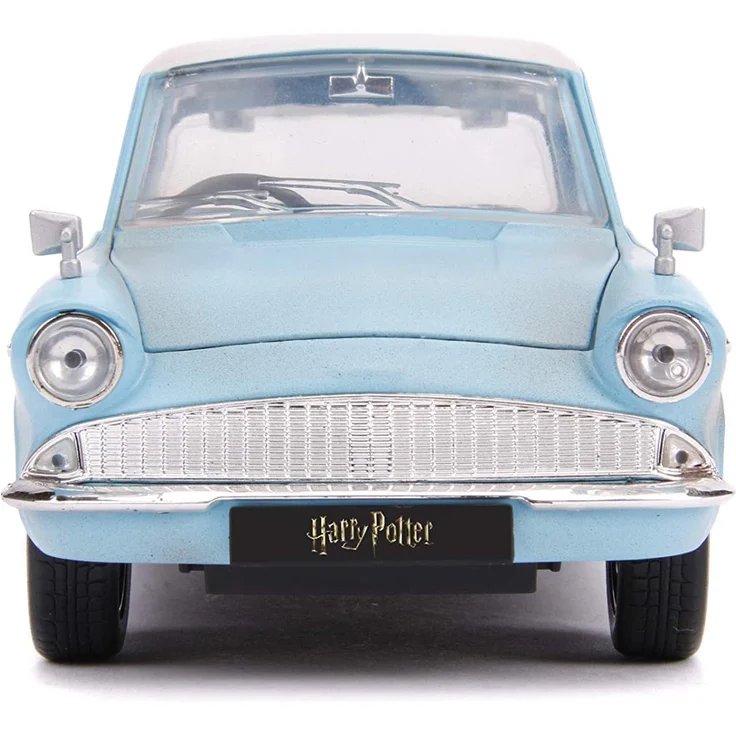 Dickie Toys Harry Potter 1959 Ford Anglia, fliegendes Auto Harry Potter inkl. Harry Figur, Die-Cast-Fahrzeug, Harry Potter Spielzeugauto Kinder, Freilauf, inkl. Harry Figur – Bild 4
