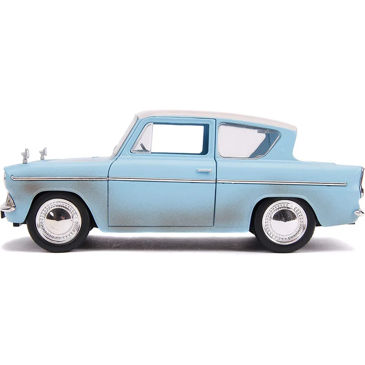Dickie Toys Harry Potter 1959 Ford Anglia, fliegendes Auto Harry Potter inkl. Harry Figur, Die-Cast-Fahrzeug, Harry Potter Spielzeugauto Kinder, Freilauf, inkl. Harry Figur – Bild 3