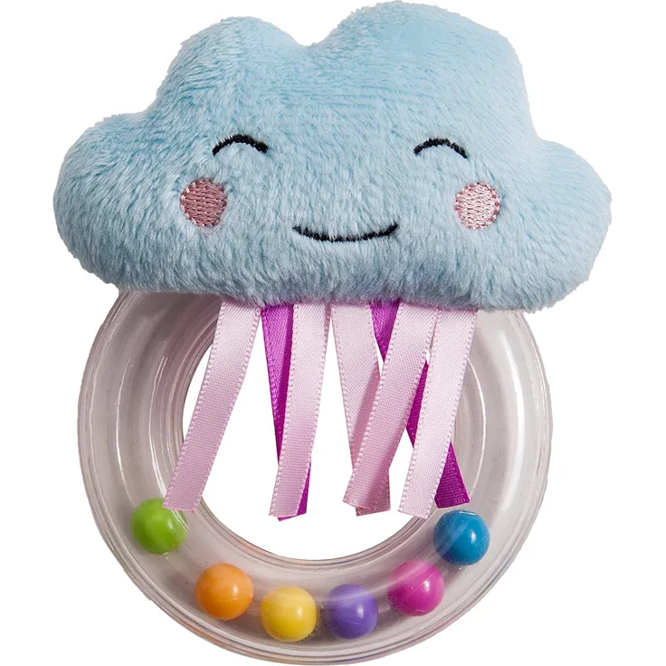 Taf Toys 12075 lustige Rassel 'Wolke', mehrfarbig