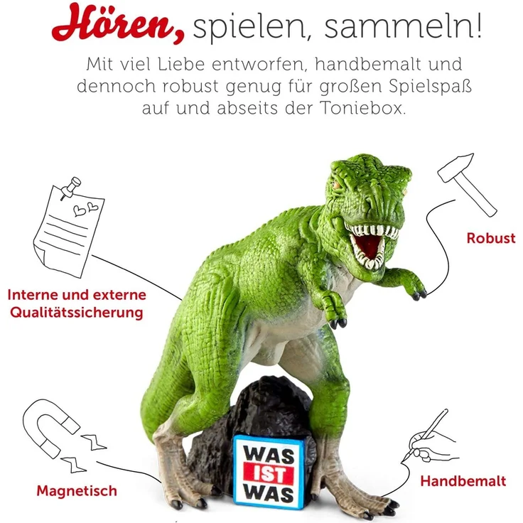 Tonies WAS IST WAS 'Dinosaurier / Ausgestorbene Tiere' Hörfigur mit 70 Minuten Spielzeit, ab 6 Jahre, deutsch – Bild 5