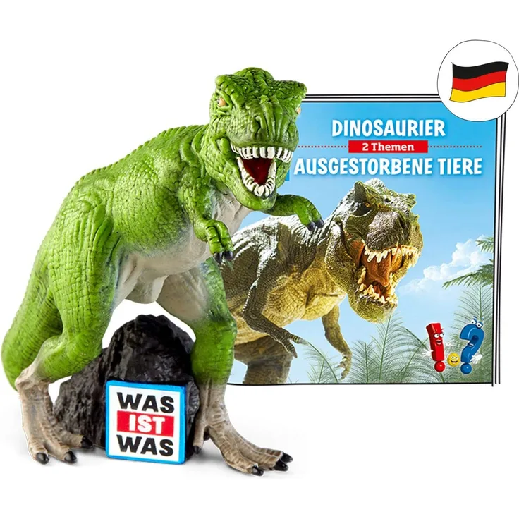Tonies WAS IST WAS 'Dinosaurier / Ausgestorbene Tiere' Hörfigur mit 70 Minuten Spielzeit, ab 6 Jahre, deutsch