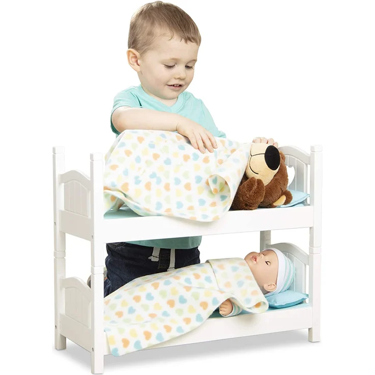 Melissa & Doug 41721 Etagenbett, Puppenbett aus Holz - Preisvergleich – Bild 3