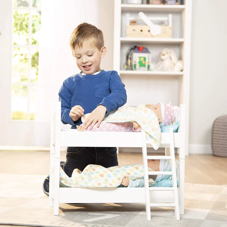 Melissa & Doug 41721 Etagenbett, Puppenbett aus Holz - Preisvergleich – Bild 5
