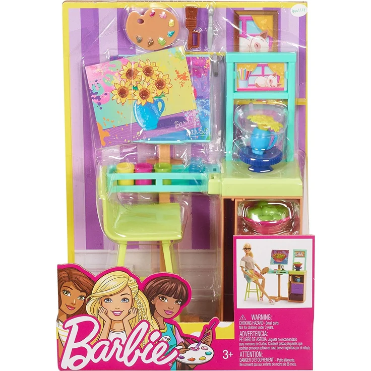Barbie FJB26 Berufe Zubehör-Set Kunstatelier – Bild 5