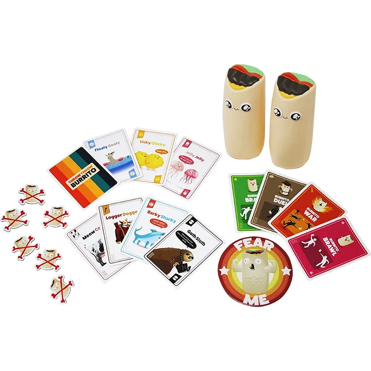 Exploding Kittens 1TTBOE Throw Burrito by Exploding Kittens - A Dodgeball Card Game - Family-Friendly Party Games - Card Games for Adults, Teens & Kids - Englische Version - Preisvergleich – Bild 6