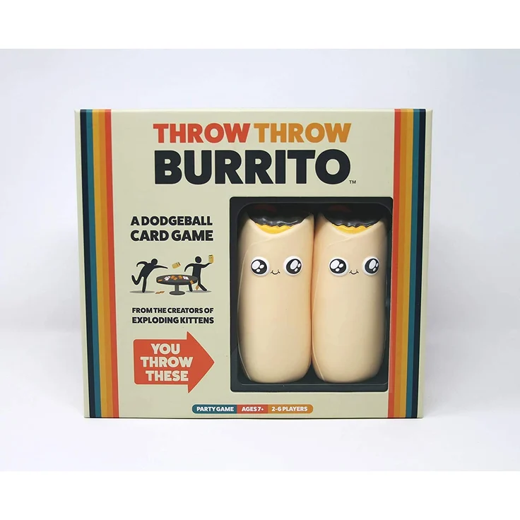 Exploding Kittens 1TTBOE Throw Burrito by Exploding Kittens - A Dodgeball Card Game - Family-Friendly Party Games - Card Games for Adults, Teens & Kids - Englische Version - Preisvergleich – Bild 2