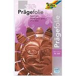 folia 520 Prägefolie Mappe - 19 x 30 cm, kupfer, 3 Blatt