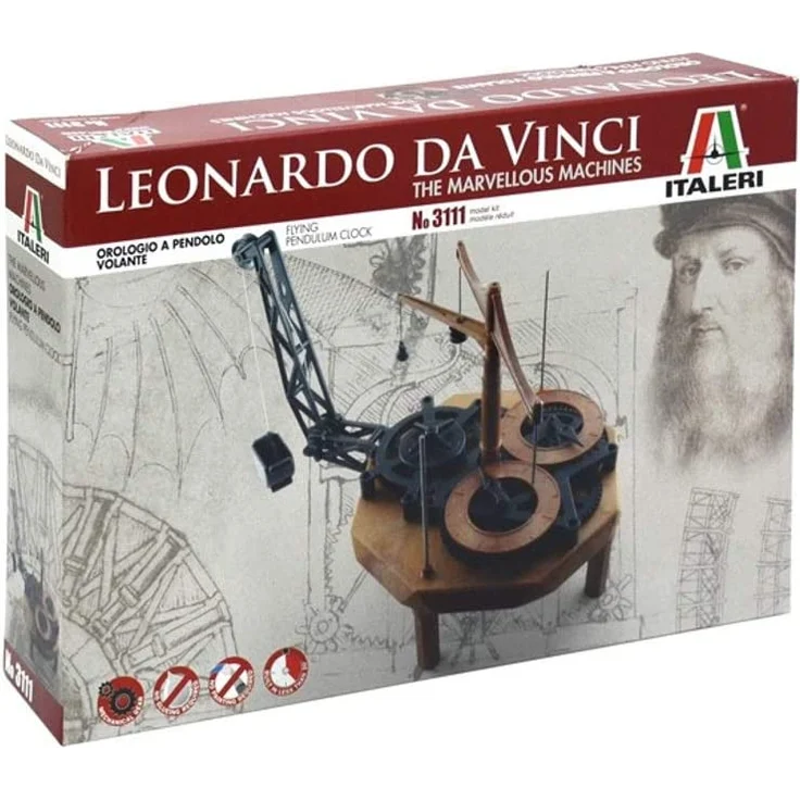 Leonardo Da Vinci: FLYING PENDULUM CLOCK – Bild 1