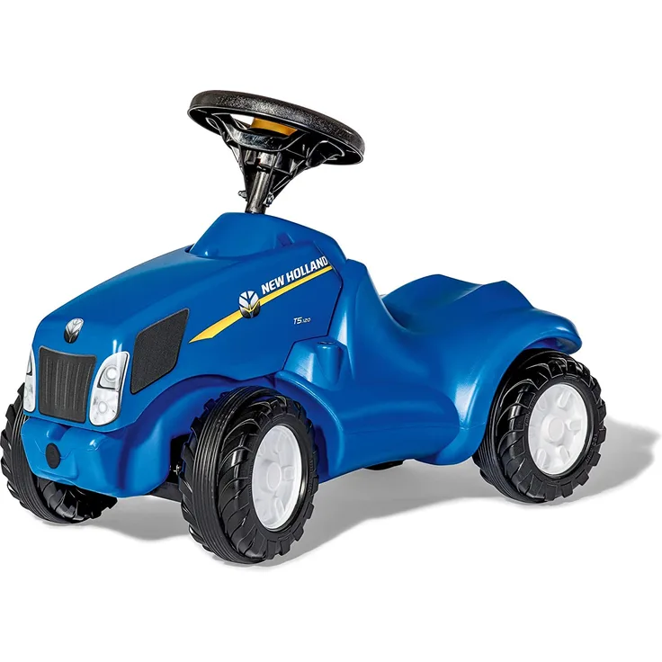 Rolly Toys rollyMinitrac NH T6010 (für Kinder von 1,5 - 4 Jahre, Ablage unter Motorhaube, Flüsterlaufreifen) 132089