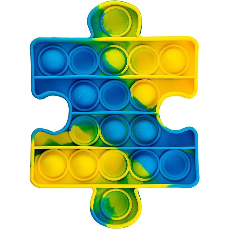 CRAZE PressNPop Press N POP Unisex Puzzle Fidget Toy sensorisches Anti Stress Spielzeug für Kinder Erwachsene Bubble Set Bunte Motive 37232, wunderschöne Farbkombinationen