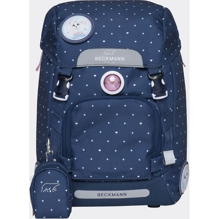 Beckmann Schulrucksack Set 6-teilig Classic Pet Friends blue – Bild 4