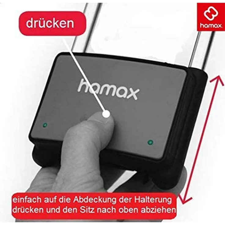 HAMAX Rahmenhalterung Fahrradsitz Kindersitz – Bild 3