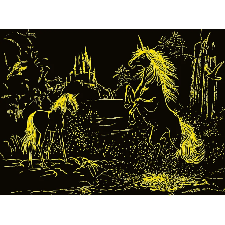 Ravensburger Puzzle 14873 - Einhörner am Fluss - 500 Teile – Bild 4