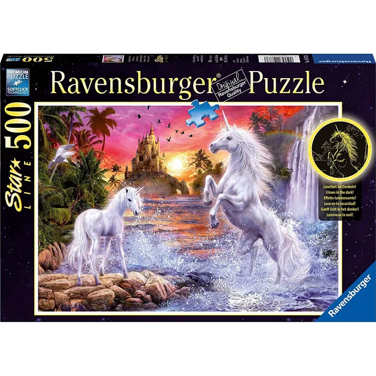 Ravensburger Puzzle 14873 - Einhörner am Fluss - 500 Teile