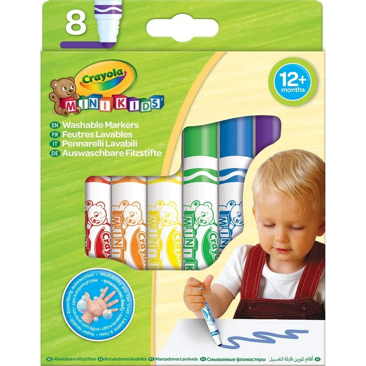 Crayola - Erste Filzstifte, 8 Stück - Preisvergleich – Bild 1