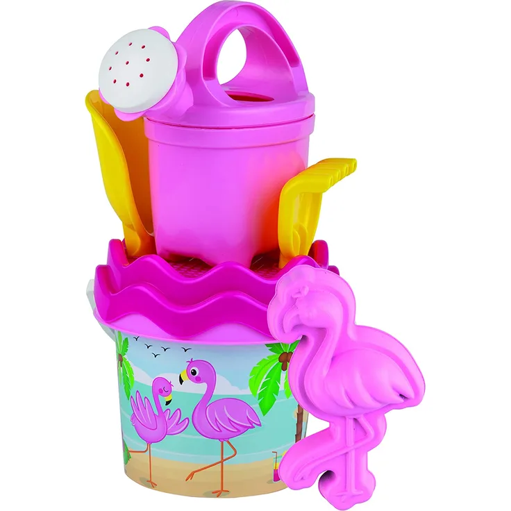 Simba 107114405 Flamingo Baby-Eimergarnitur, Mehrfarbig