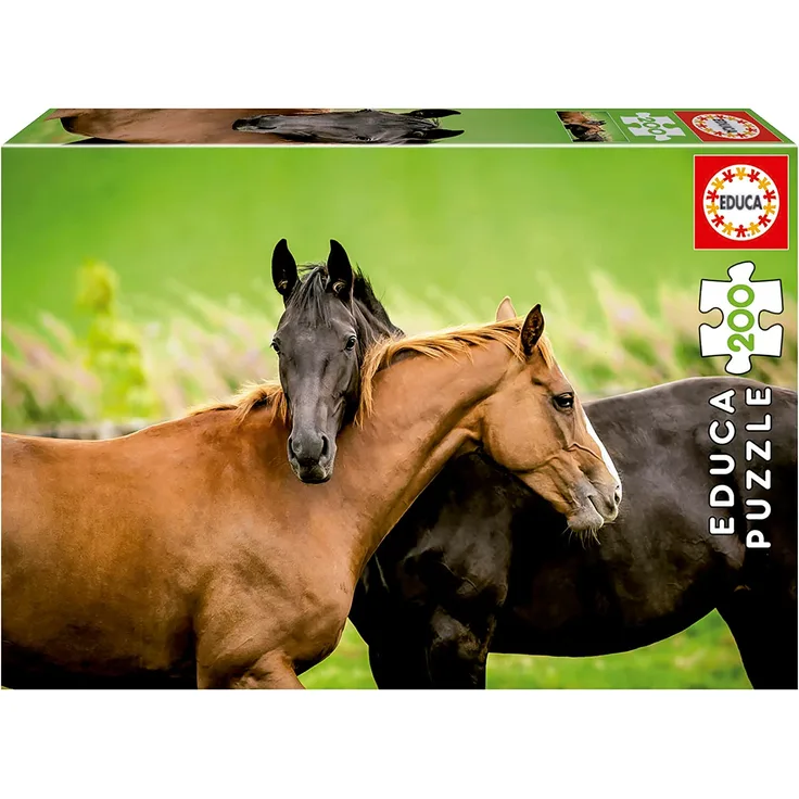 Educa 18608 Horses 200 Stück Kinderpuzzle
