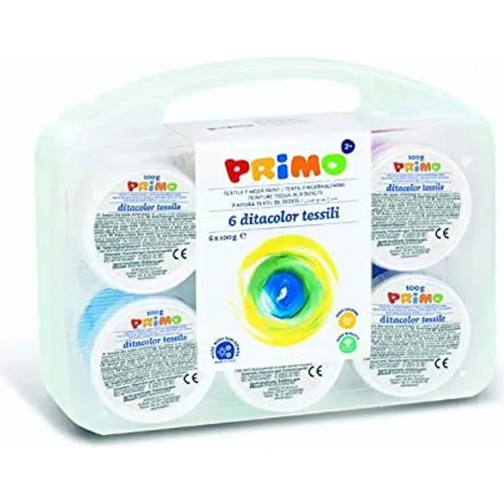 Primo fingerfarbe junior 600 Gramm 6 Farben