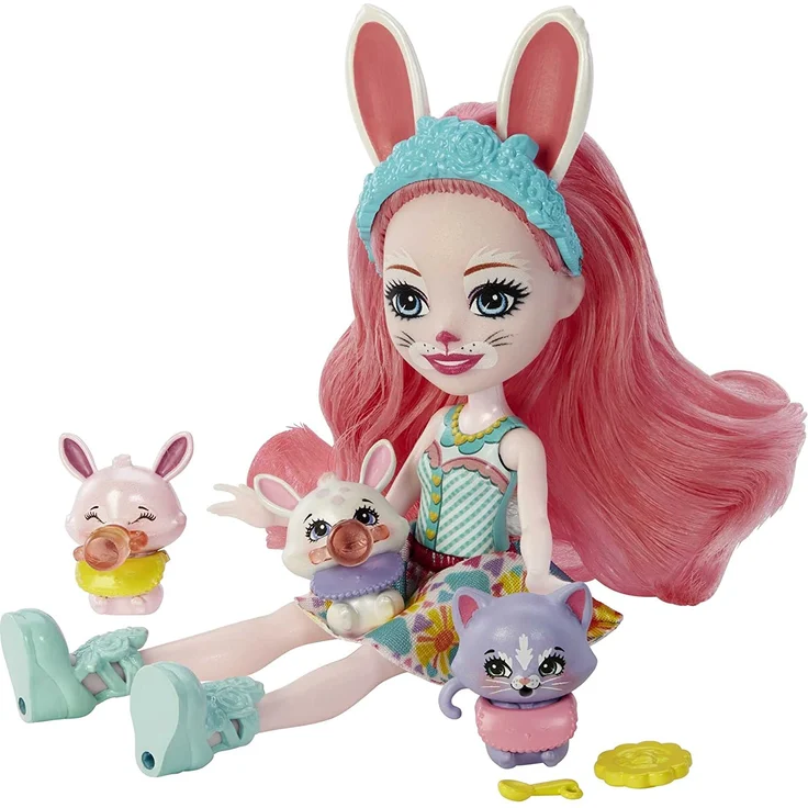 Mattel - Enchantimals Baby Bestie Bree Bunny & Twist Bunny – Bild 4