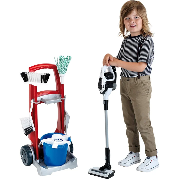 Besenwagen mit Staubsauger Bosch Unlimited Kinderhaushaltsgerät – Bild 2