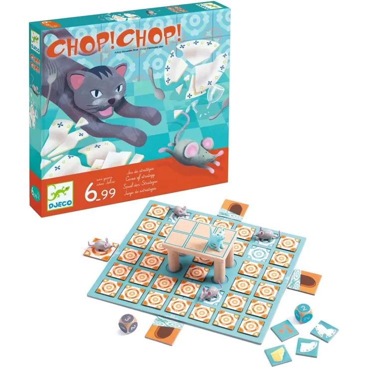 DJECO Action-Spiele und Spiegelungen Lernspiele DJECOSpiel Chop, Mehrfarbig (15)